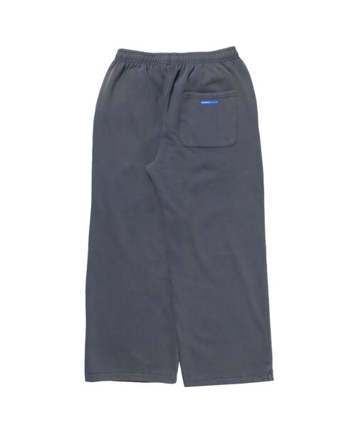 【SEQUENZ（シークエンズ）】DOUBLE KNEE WASHED SWEAT PANTS / スノーウォッシュ加工 刺繍 オーバーサイズ ヴィンテージライク 刺繍 裏起毛 【セットアップ対応】（スウェットパンツ）｜SEQUENZ（シークエンズ）