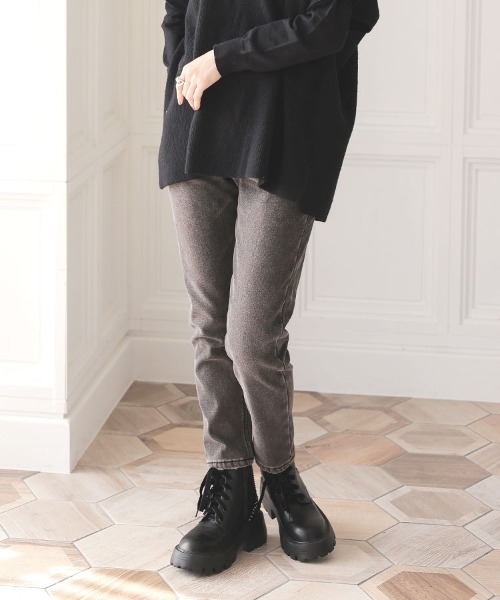 DONOBAN（ドノバン）の「あったか裏起毛スキニーデニム（デニムパンツ・レディース・ブラック・XL/M/S/L）」の17枚目の写真