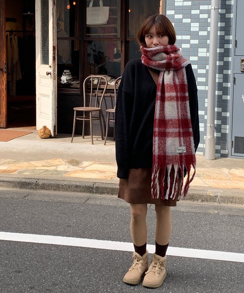Teem Store(チームストア)の「【新仕様】万能ラウンドネック 柔らかいシンプルルーズニット マシュマロニット(ニット/セーター・レディース・ブラック/ブラウン/ピンク/ベージュ/ホワイト/ワインレッド/ダークグレー・F)」の20枚目の写真