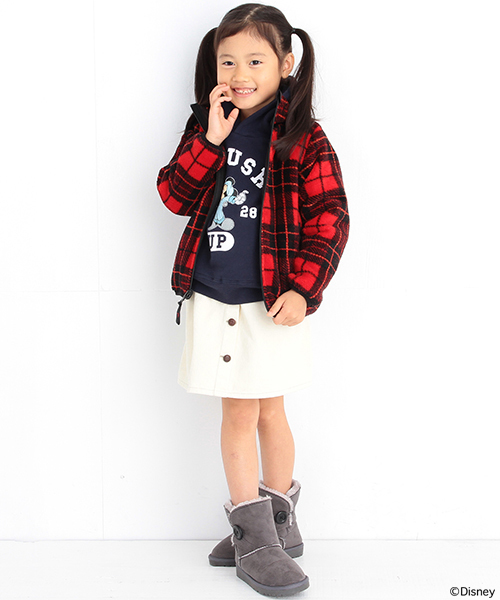 B:MING by BEAMS（ビーミングバイビームス）の「Disney｜B:MING / ミッキーマウス スウェットプルパーカ（パーカー・キッズ・トップグレー/ネイビー・100/120/110/130/140/90）」の3枚目の写真