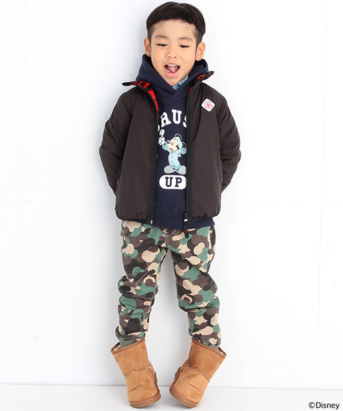 B:MING by BEAMS（ビーミングバイビームス）の「Disney｜B:MING / ミッキーマウス スウェットプルパーカ（パーカー・キッズ・トップグレー/ネイビー・100/120/110/130/140/90）」の4枚目の写真