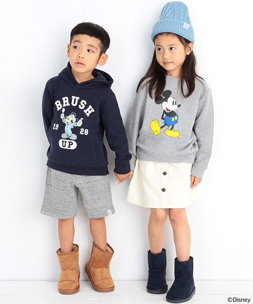 B:MING by BEAMS（ビーミングバイビームス）の「Disney｜B:MING / ミッキーマウス スウェットプルパーカ（パーカー・キッズ・トップグレー/ネイビー・100/120/110/130/140/90）」の5枚目の写真