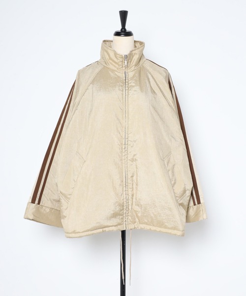 【セール】グロッシーナイロンタフタブルゾン（ブルゾン）｜Bonjour Sagan（ボンジュールサガン）