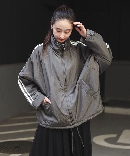 【セール】グロッシーナイロンタフタブルゾン（ブルゾン）｜Bonjour Sagan（ボンジュールサガン）