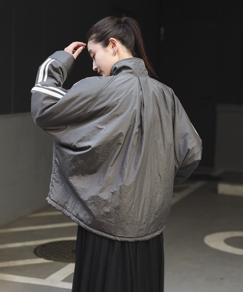 【セール】グロッシーナイロンタフタブルゾン（ブルゾン）｜Bonjour Sagan（ボンジュールサガン）