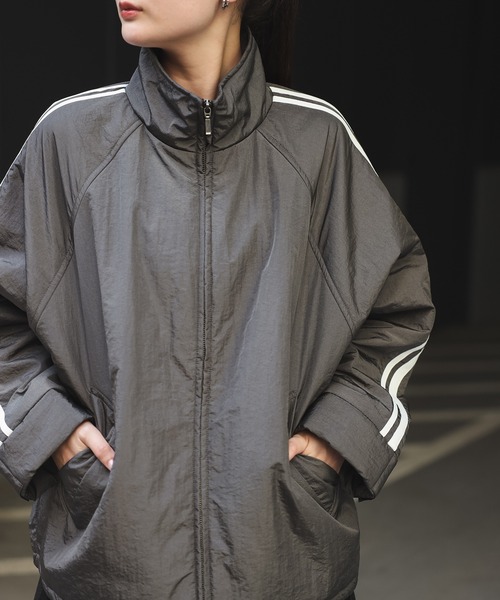 【セール】グロッシーナイロンタフタブルゾン（ブルゾン）｜Bonjour Sagan（ボンジュールサガン）