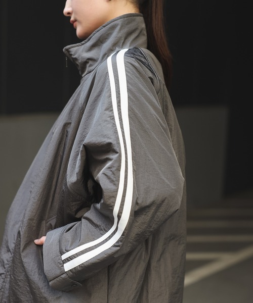 【セール】グロッシーナイロンタフタブルゾン（ブルゾン）｜Bonjour Sagan（ボンジュールサガン）