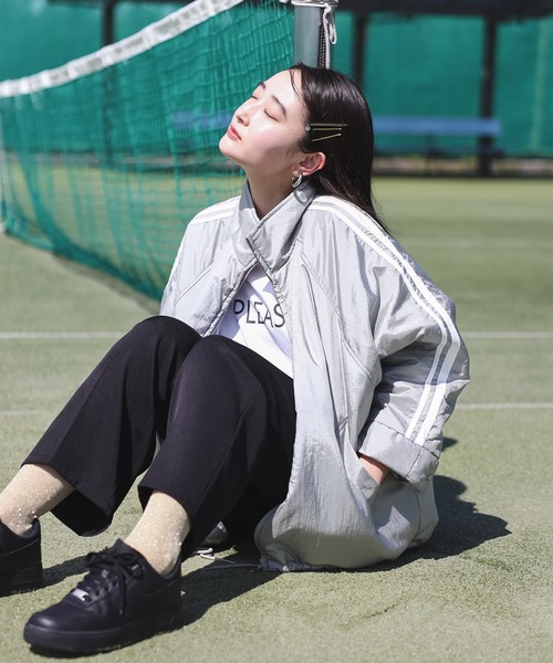 【セール】グロッシーナイロンタフタブルゾン（ブルゾン）｜Bonjour Sagan（ボンジュールサガン）