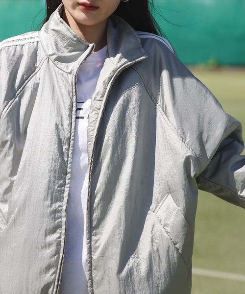 【セール】グロッシーナイロンタフタブルゾン（ブルゾン）｜Bonjour Sagan（ボンジュールサガン）