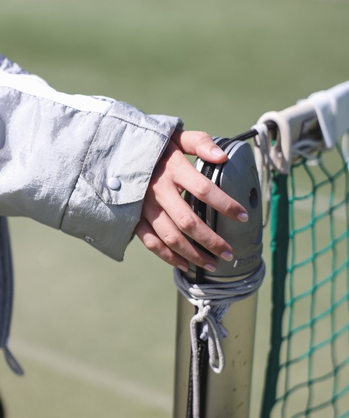 【セール】グロッシーナイロンタフタブルゾン（ブルゾン）｜Bonjour Sagan（ボンジュールサガン）