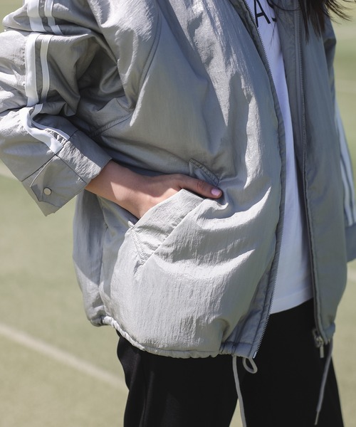 【セール】グロッシーナイロンタフタブルゾン（ブルゾン）｜Bonjour Sagan（ボンジュールサガン）