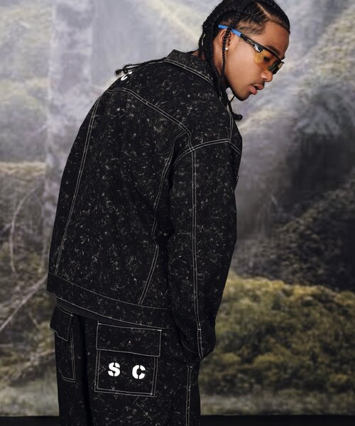 Sourcream（サワークリーム）の「【Sourcream/サワークリーム】パラシュートパンツ（カーゴパンツ・メンズ・ブラック/ブラウン・FREE）」の8枚目の写真