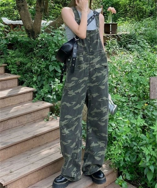 BURTON カモフラージュオーバーオール レディース BURTON