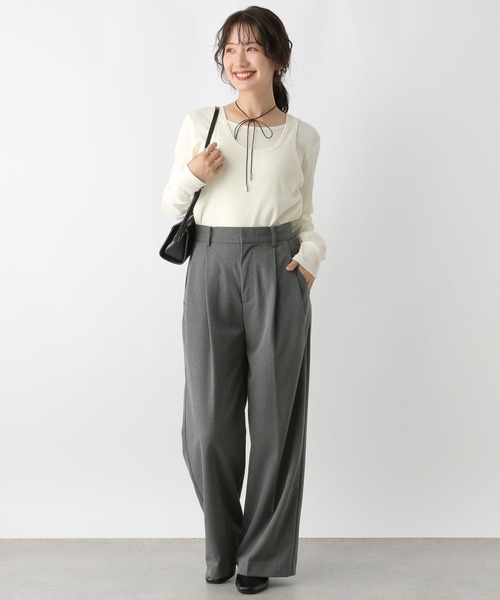 LEPSIM（レプシィム）の「コードマルチネックレス　152675（ネックレス・レディース・ブラック/ブラウン・ONE SIZE）」の9枚目の写真