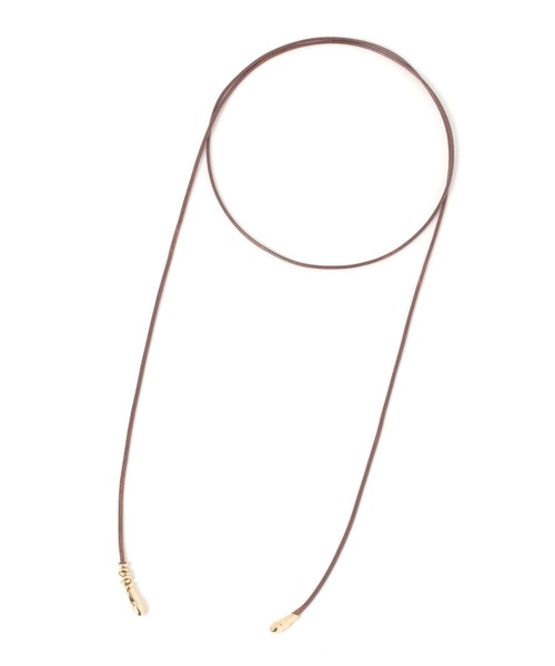 LEPSIM（レプシィム）の「コードマルチネックレス　152675（ネックレス・レディース・ブラック/ブラウン・ONE SIZE）」の11枚目の写真