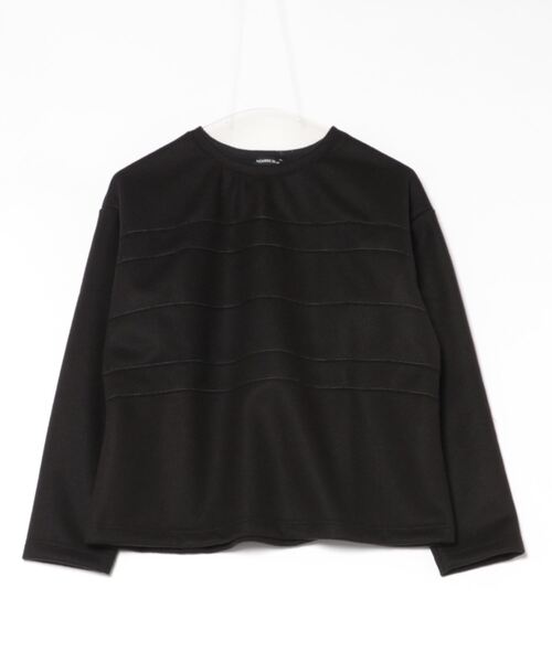 【セール】ニードルデク 断チ切リボーダーP/O（Tシャツ/カットソー）｜NOMBRE IMPAIR（ノンブルアンペール）