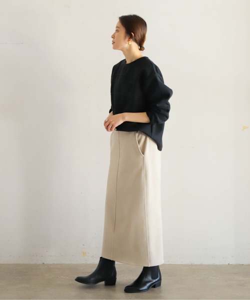 【セール】ニードルデク 断チ切リボーダーP/O（Tシャツ/カットソー）｜NOMBRE IMPAIR（ノンブルアンペール）