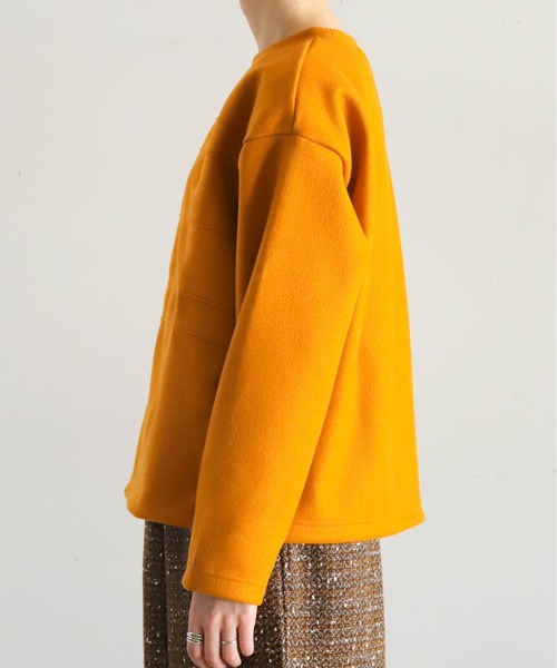 【セール】ニードルデク 断チ切リボーダーP/O（Tシャツ/カットソー）｜NOMBRE IMPAIR（ノンブルアンペール）