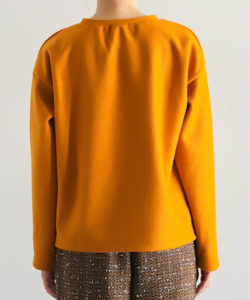 【セール】ニードルデク 断チ切リボーダーP/O（Tシャツ/カットソー）｜NOMBRE IMPAIR（ノンブルアンペール）