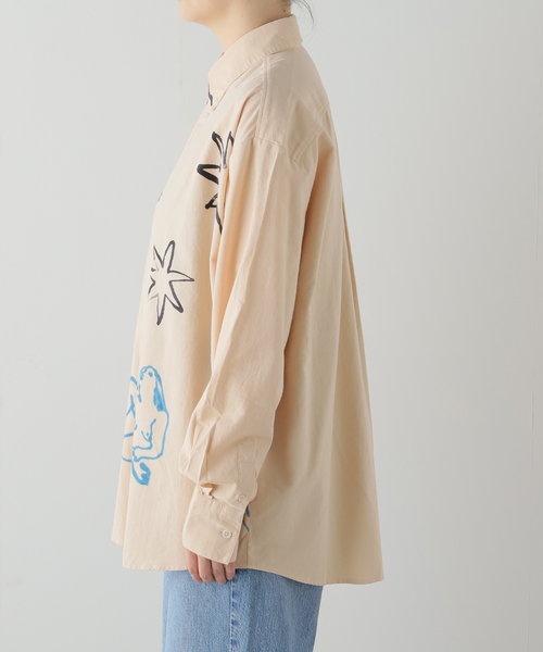 Carne Bollente（カルネボレンテ）の「CARNE BOLLENTE Astral Affair：シャツ（シャツ/ブラウス・レディース・ベージュ・MEDIUM）」の4枚目の写真