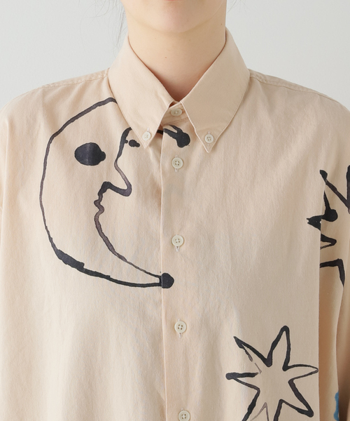 Carne Bollente（カルネボレンテ）の「CARNE BOLLENTE Astral Affair：シャツ（シャツ/ブラウス・レディース・ベージュ・MEDIUM）」の6枚目の写真