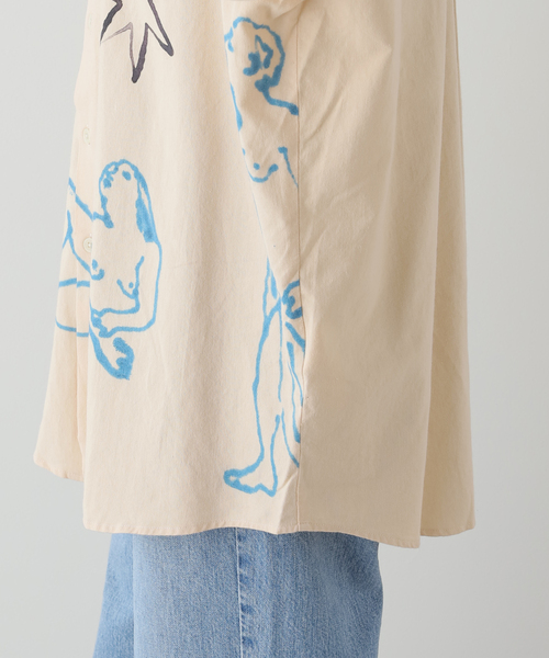 Carne Bollente（カルネボレンテ）の「CARNE BOLLENTE Astral Affair：シャツ（シャツ/ブラウス・レディース・ベージュ・MEDIUM）」の13枚目の写真