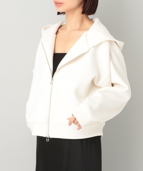 e/rm（イーアールエム）の「【e/rm】ダンボールパーカー（パーカー・レディース・アイボリー/グレー・FREE）」の6枚目の写真