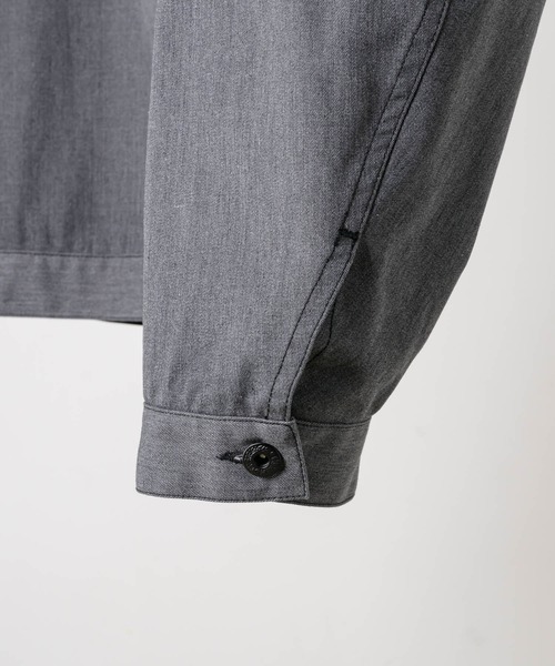 INTER FACTORY（インターファクトリー）の「ブラックシャンブレー 1st ジャケット/ Relux Fit - made in INTER FACTORY（その他アウター・メンズ・ブラック・LARGE/MEDIUM/SMALL）」の17枚目の写真