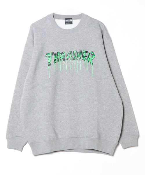 【セール】THRASHER BLOOD DRIP CREW SWEAT（スウェット）｜THRASHER（スラッシャー）