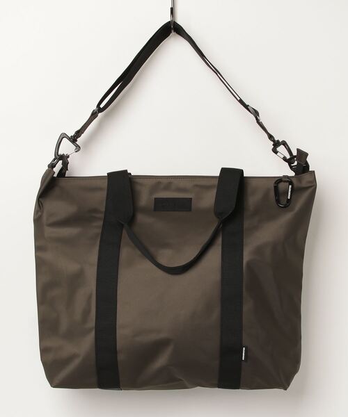 『ADAMPATEK』firm polyester tote bag/ポリエステルビッグトートバッグ
