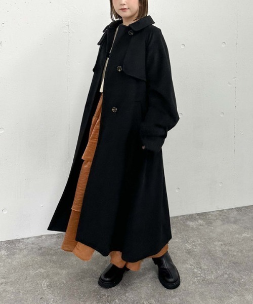 archives（アルシーヴ）の「２ｗａｙウールトレンチコート（トレンチコート・レディース・アイボリー/グレー/ブラック/シルバーグレー・MEDIUM）」の19枚目の写真