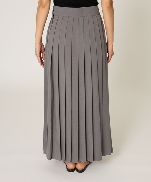 BABYLONE（バビロン）の「プリーツスリットスカート（スカート・レディース・ブラウン/チャコール・38inch/36inch）」の13枚目の写真
