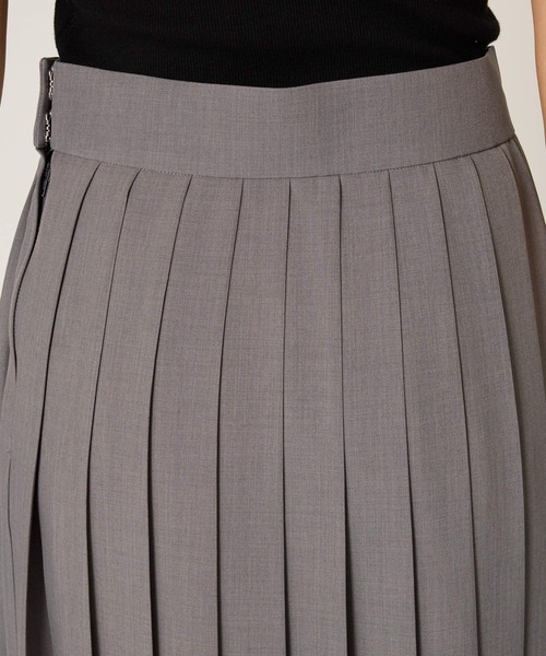 BABYLONE（バビロン）の「プリーツスリットスカート（スカート・レディース・ブラウン/チャコール・38inch/36inch）」の14枚目の写真