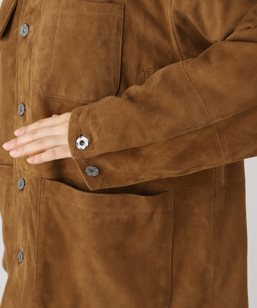 FRAMeWORK（フレームワーク）の「CCU SUEDE カバーオール（カバーオール・レディース・キャメル・FREE）」の9枚目の写真