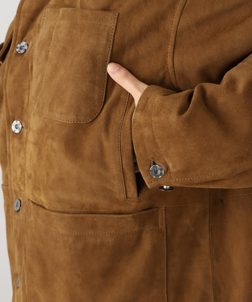 FRAMeWORK（フレームワーク）の「CCU SUEDE カバーオール（カバーオール・レディース・キャメル・FREE）」の12枚目の写真