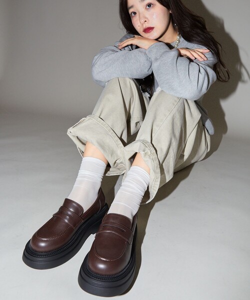 【セール】PUBLUX/パブリュクス 厚底 ペニーローファー 限定展開（ローファー）｜PUBLUX（パブリュクス）