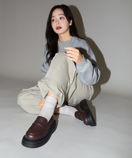 【セール】PUBLUX/パブリュクス 厚底 ペニーローファー 限定展開（ローファー）｜PUBLUX（パブリュクス）