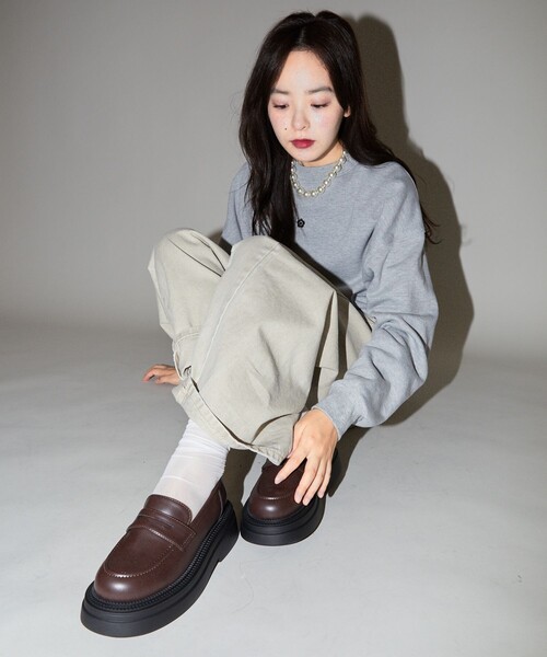 【セール】PUBLUX/パブリュクス 厚底 ペニーローファー 限定展開（ローファー）｜PUBLUX（パブリュクス）