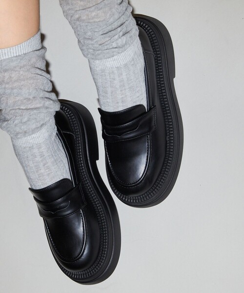 【セール】PUBLUX/パブリュクス 厚底 ペニーローファー 限定展開（ローファー）｜PUBLUX（パブリュクス）