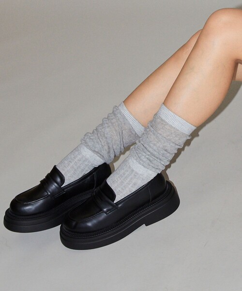 【セール】PUBLUX/パブリュクス 厚底 ペニーローファー 限定展開（ローファー）｜PUBLUX（パブリュクス）