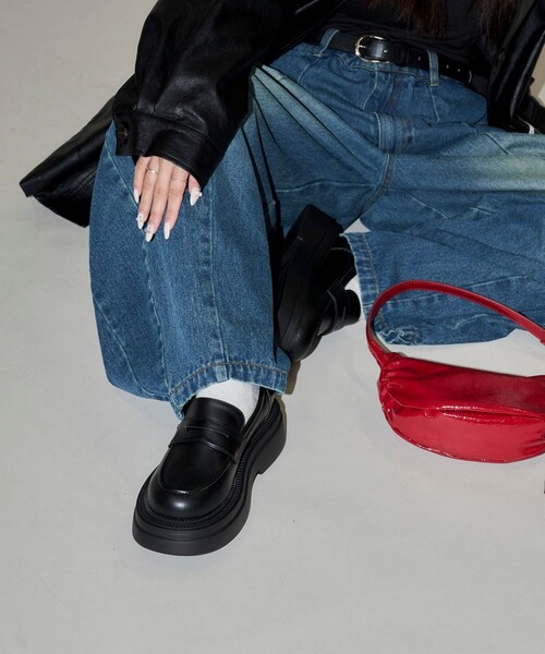 【セール】PUBLUX/パブリュクス 厚底 ペニーローファー 限定展開（ローファー）｜PUBLUX（パブリュクス）
