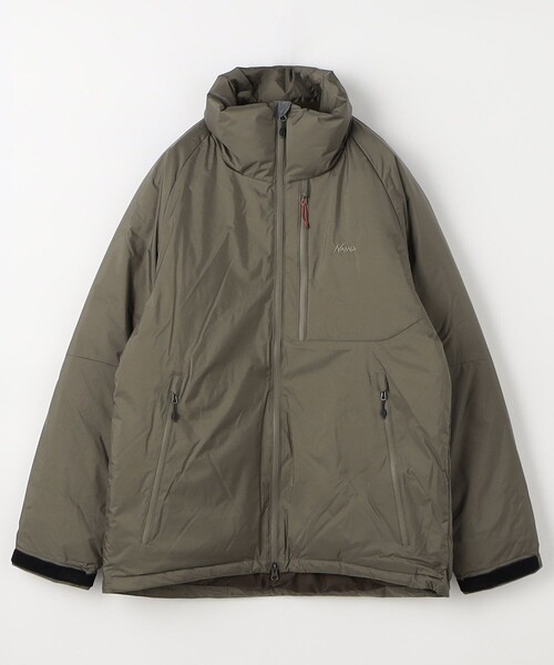 NANGA(ナンガ)の「NANGA/ナンガ AURORA TEX STAND COLLAR DOWNJACKET/オーロラ テックス スタンドカラー ダウン ジャケット(ダウンジャケット/コート・メンズ・ブラック/オリーブ・MEDIUM/LARGE/X-LARGE)」の2枚目の写真