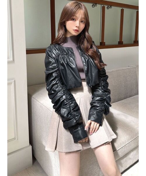 【セール】ヘムバルンギャザーブルゾン(ブルゾン)|RESEXXY(リゼクシー) 【セール】ヘムバルンギャザーブルゾン(ブルゾン)|RESEXXY(リゼクシー)