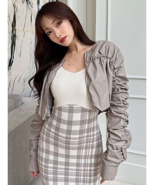 【セール】ヘムバルンギャザーブルゾン(ブルゾン)|RESEXXY(リゼクシー) 【セール】ヘムバルンギャザーブルゾン(ブルゾン)|RESEXXY(リゼクシー)