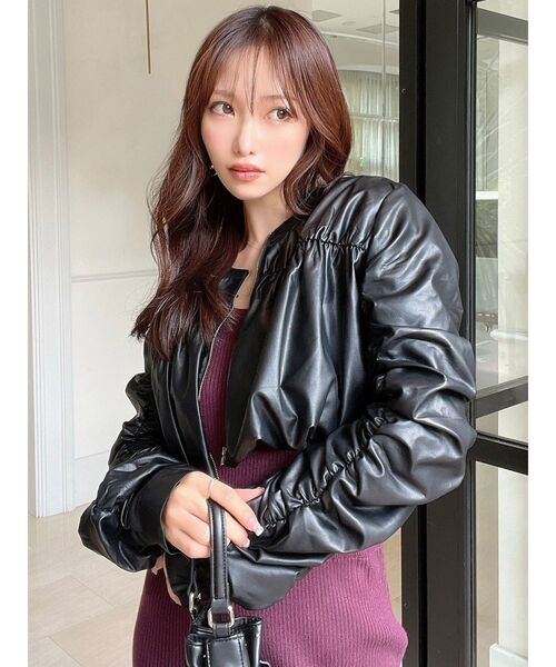 【セール】ヘムバルンギャザーブルゾン(ブルゾン)|RESEXXY(リゼクシー) 【セール】ヘムバルンギャザーブルゾン(ブルゾン)|RESEXXY(リゼクシー)