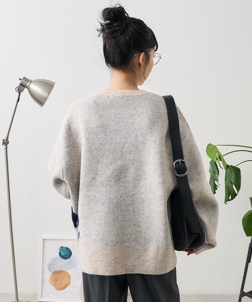 SIN ビッグロゴ　ニット　セーター　XL③ セール】ビッグロゴ デザインニット（ニット/セーター）｜FREAK'S