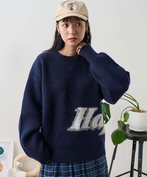 1777UU【希少ＸＬ】シュプリーム☆立体ビッグロゴ コットンニットセーター美品 01777【美品・XL】シュプリーム / Supreme ☆立体ビッグロゴ