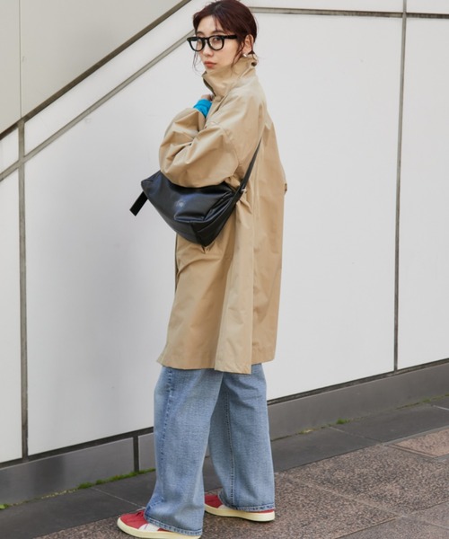 Auntie Rosa Holiday（アンティローザホリデー）の「ハイネックミドルコート（ダウンジャケット/コート・レディース・ベージュ・FREE）」の11枚目の写真