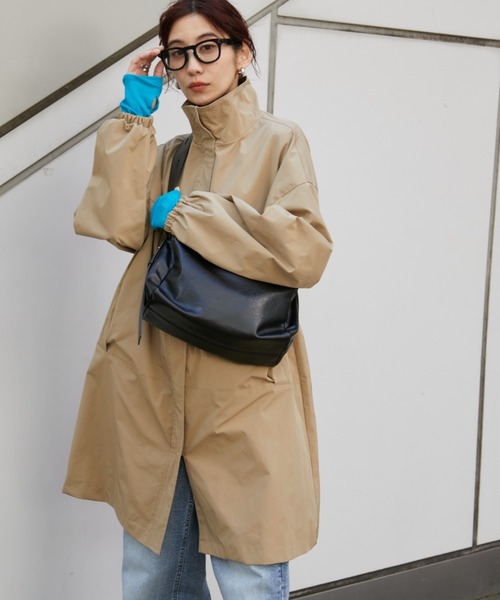 Auntie Rosa Holiday（アンティローザホリデー）の「ハイネックミドルコート（ダウンジャケット/コート・レディース・ベージュ・FREE）」の15枚目の写真