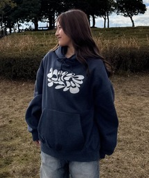 INTER FACTORY | たいりんカップル - チャーム付きオーバーサイズパーカー made in INTERFACTORY(パーカー)